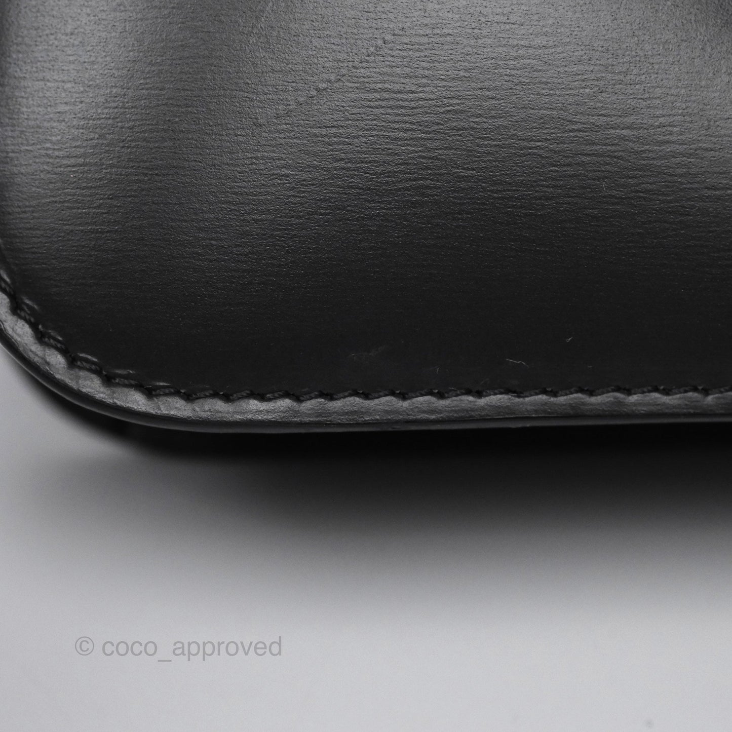 Celine Teen Classic Box Flap Dark Grey Box Calfskin