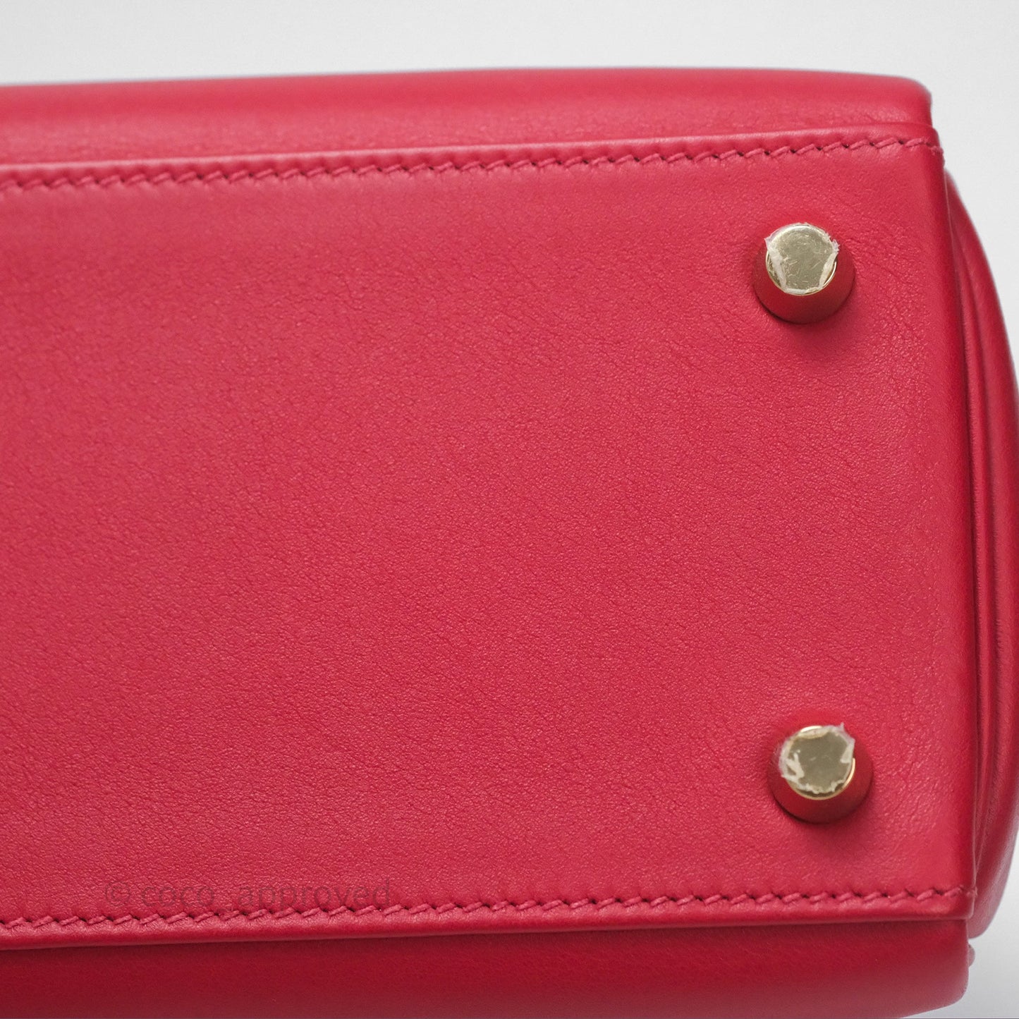 Hermès Kelly II 25 Retourne Swift Rouge Piment 5X Gold Hardware