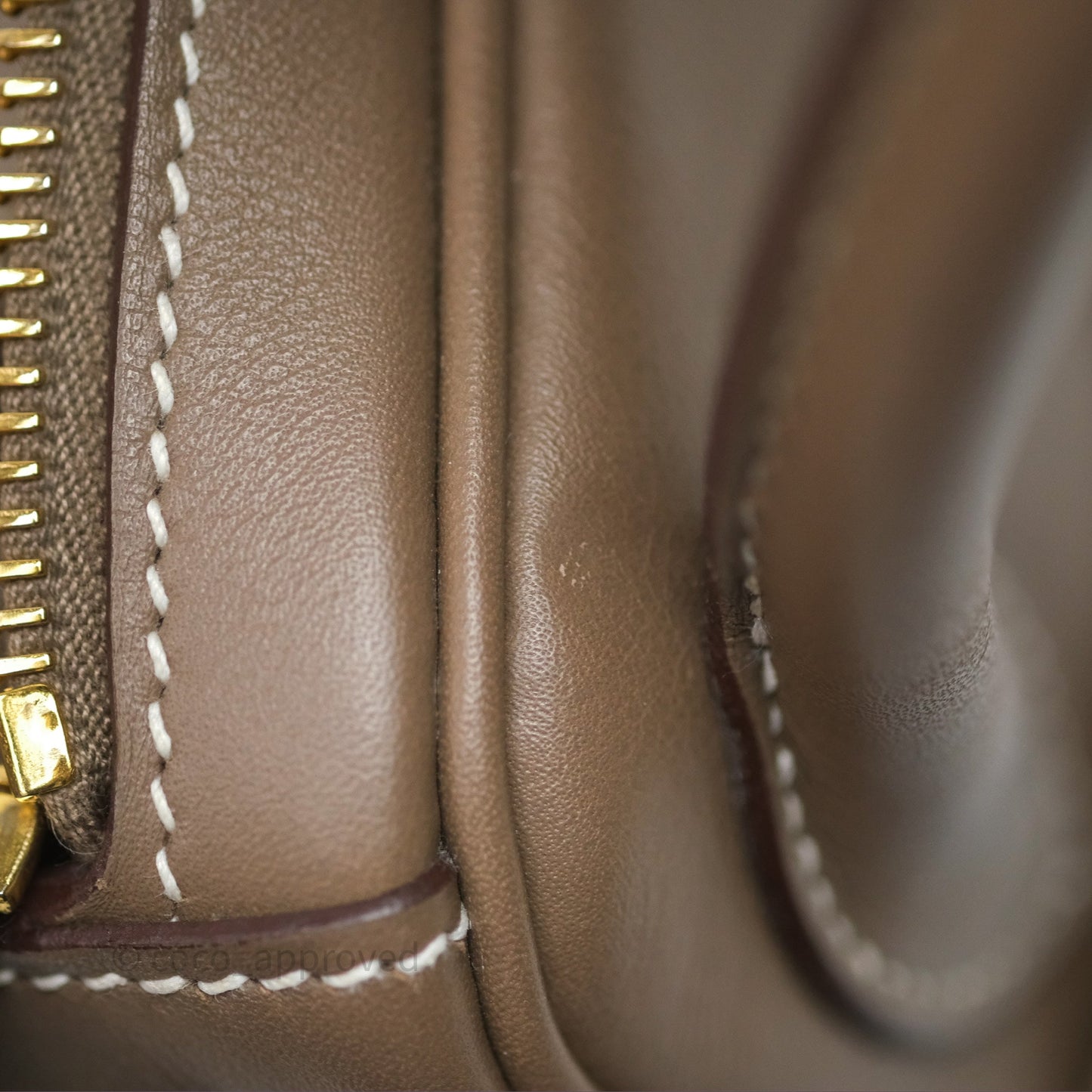 Hermès Lindy 30 Etoupe 18 Swift Gold Hardware