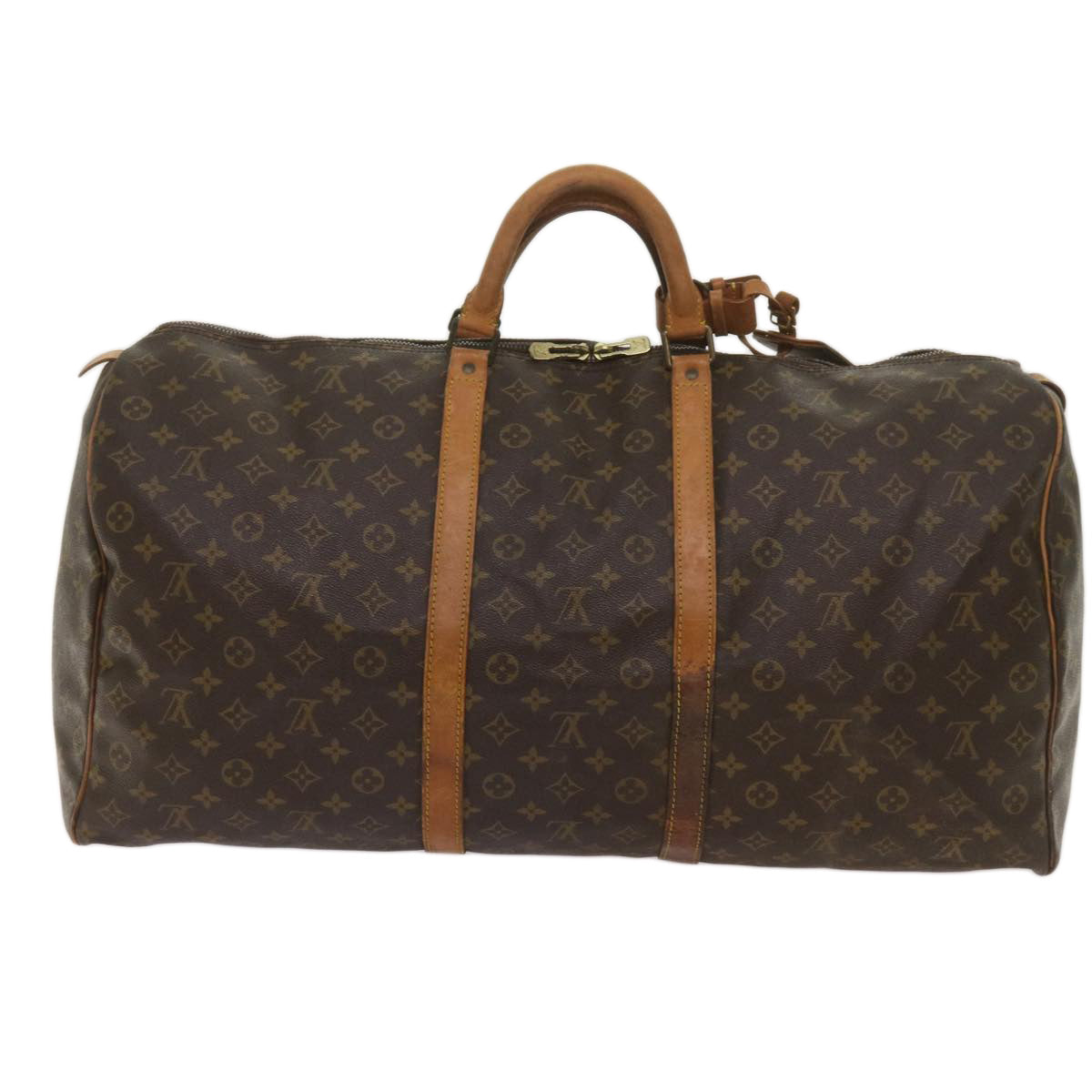 LOUIS VUITTON Monogram Keepall 60 Boston Bag M41422 LV 67471