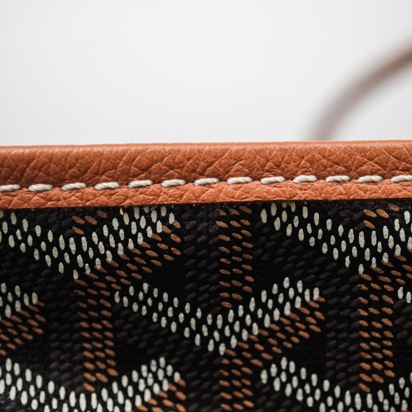 Goyard St Louis Tote GM Tan Black