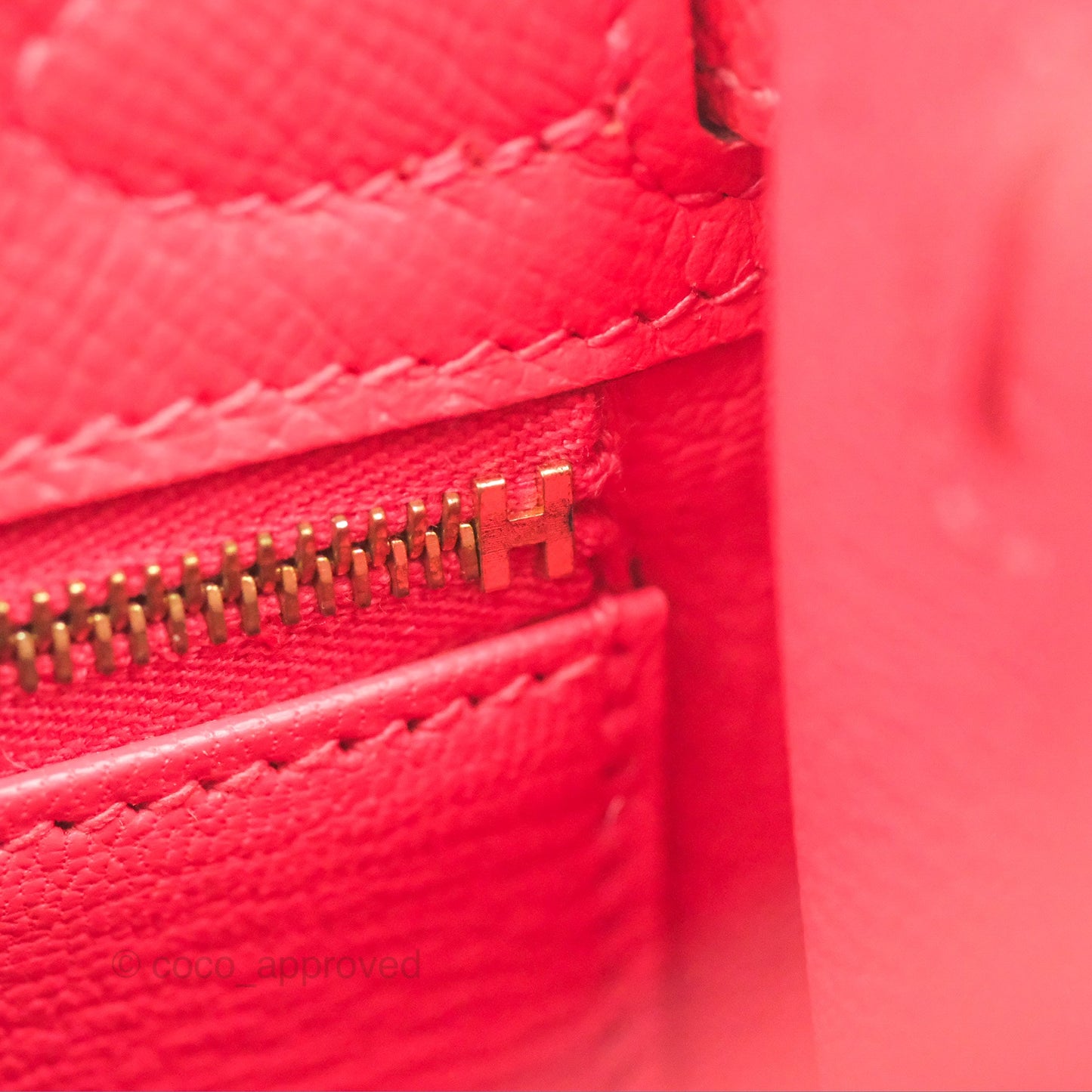 Hermès Kelly 25 Sellier Rose Jaipur Epsom Gold Hardware