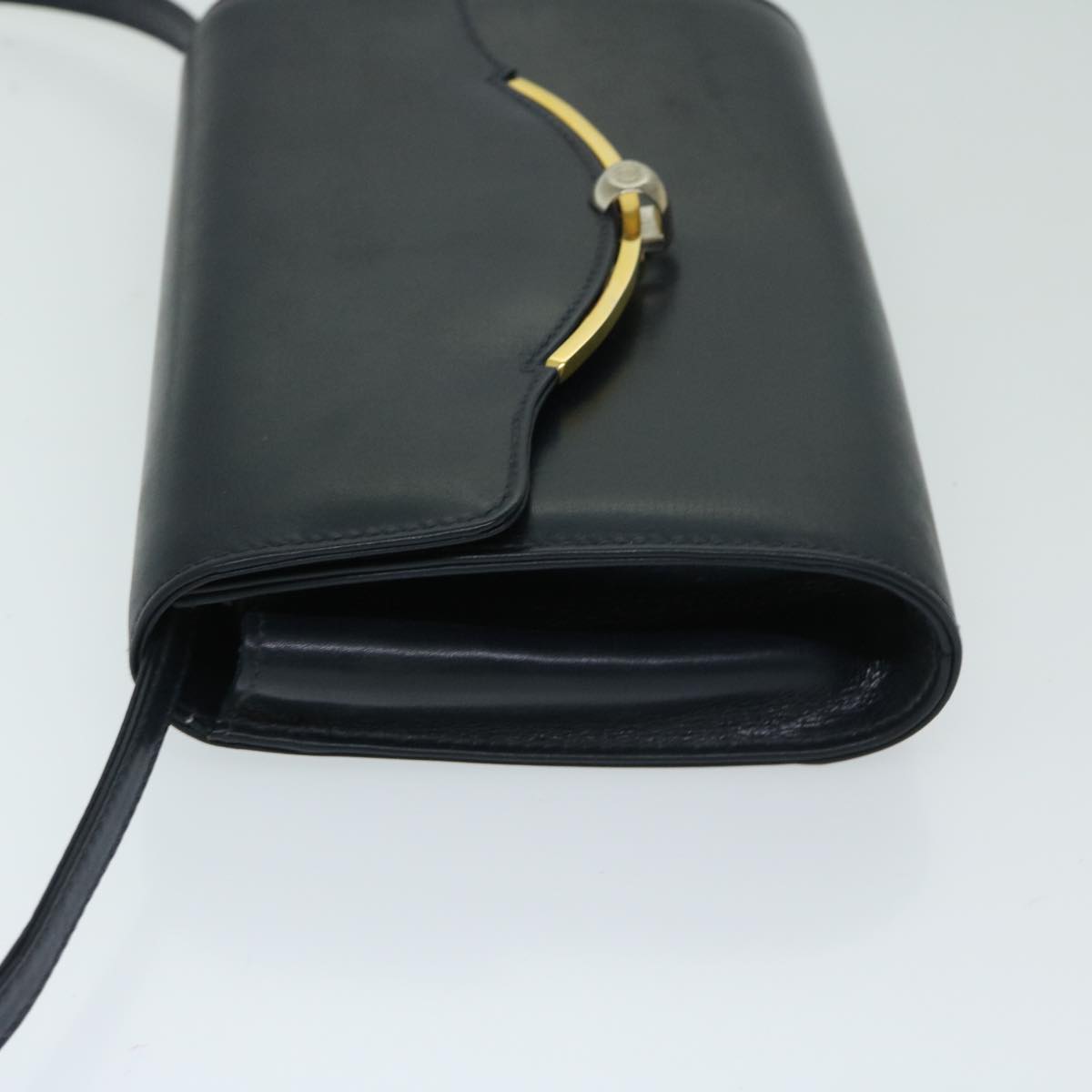GUCCI Shoulder Bag Leather Black  67527