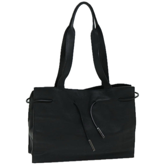 GUCCI Shoulder Bag Leather Black  67531