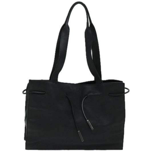 GUCCI Shoulder Bag Leather Black  67531