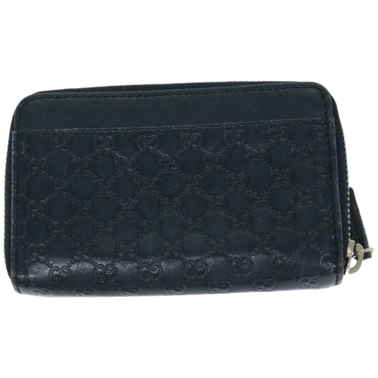 GUCCI GG Canvas Guccissima Coin Purse Navy 256810  67539