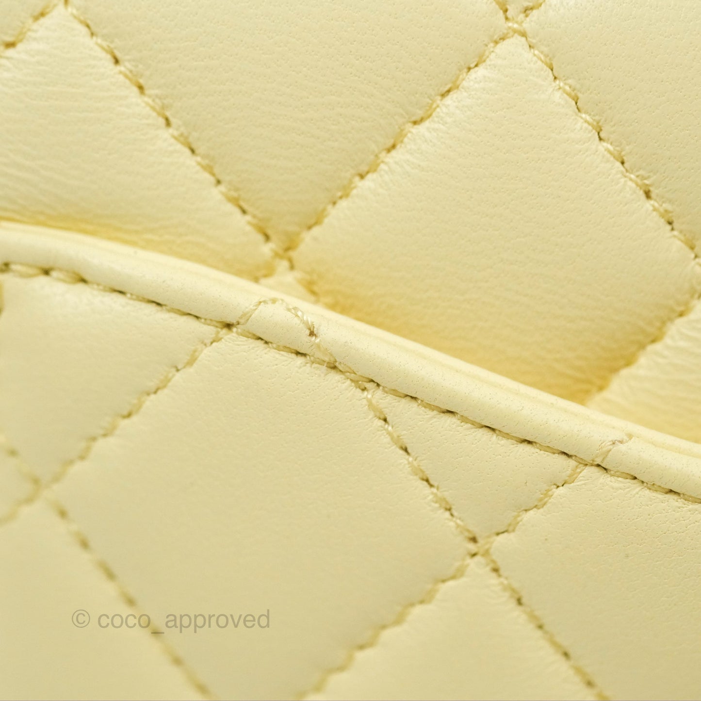 Chanel Mini Rectangular Flap with Camellia Adjustable Chain Yellow Lambskin Aged Gold Hardware 23S