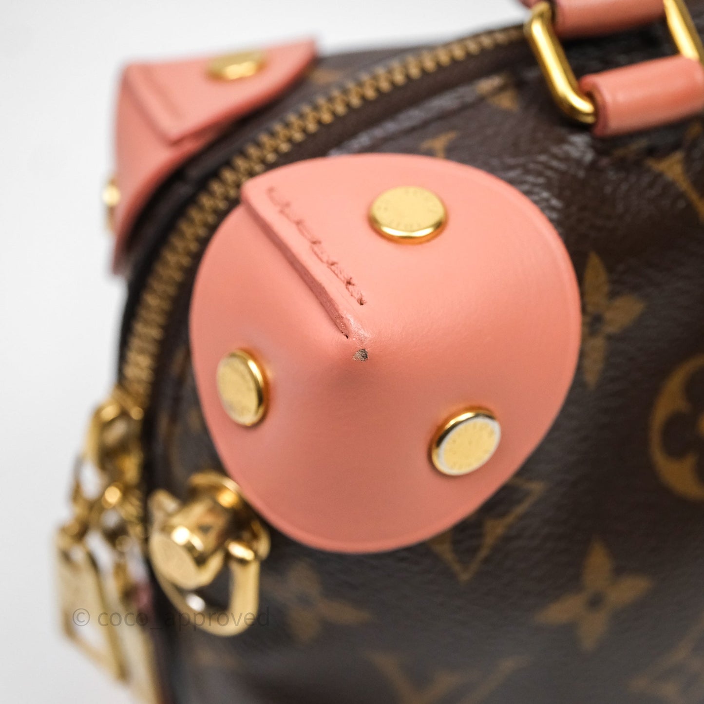 Louis Vuitton Petite Malle Souple Pink Monogram Canvas