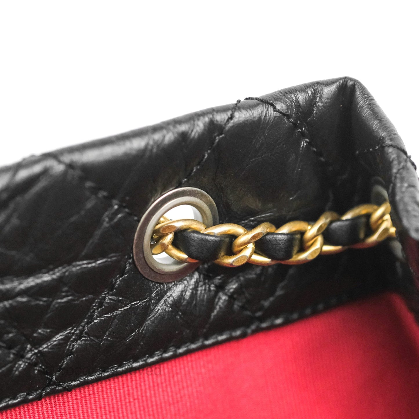Chanel Small Gabrielle Backpack Black Aged Calfskin