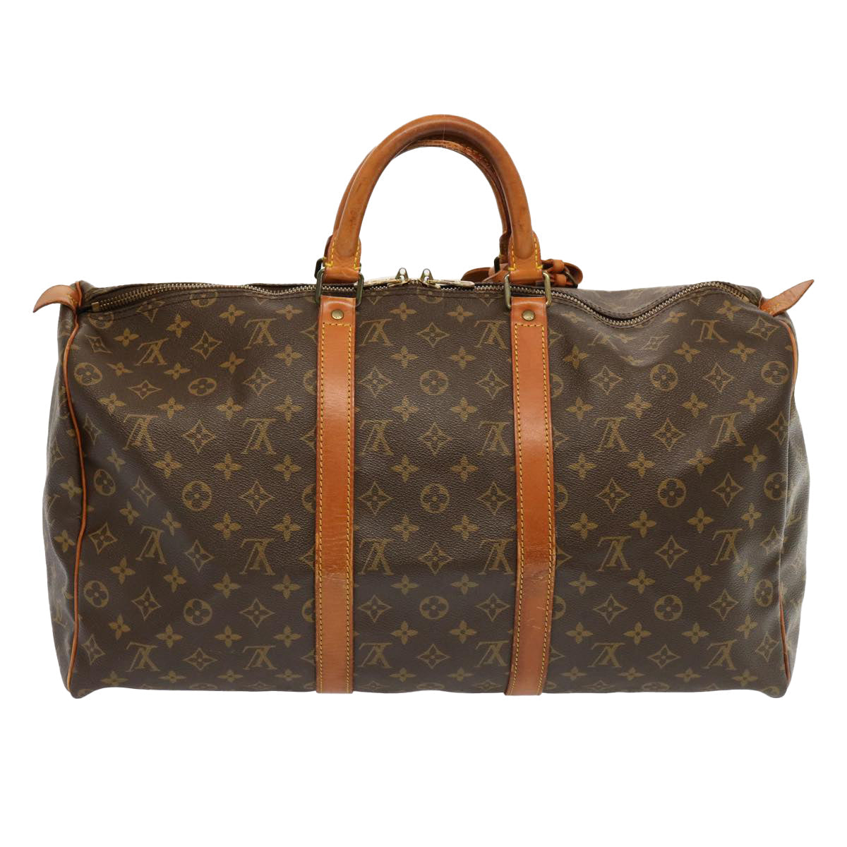 LOUIS VUITTON Monogram Keepall 50 Boston Bag M41426 LV 67689