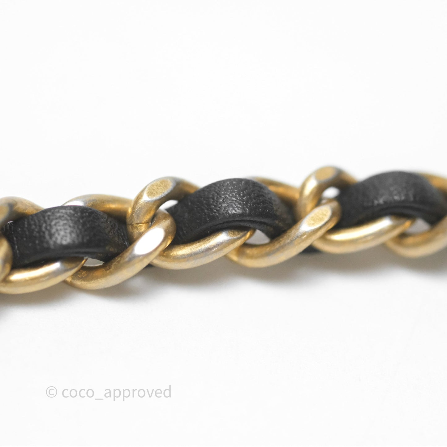 Chanel Pearl Crush Mini Square Quilted Black Lambskin Aged Gold Hardware