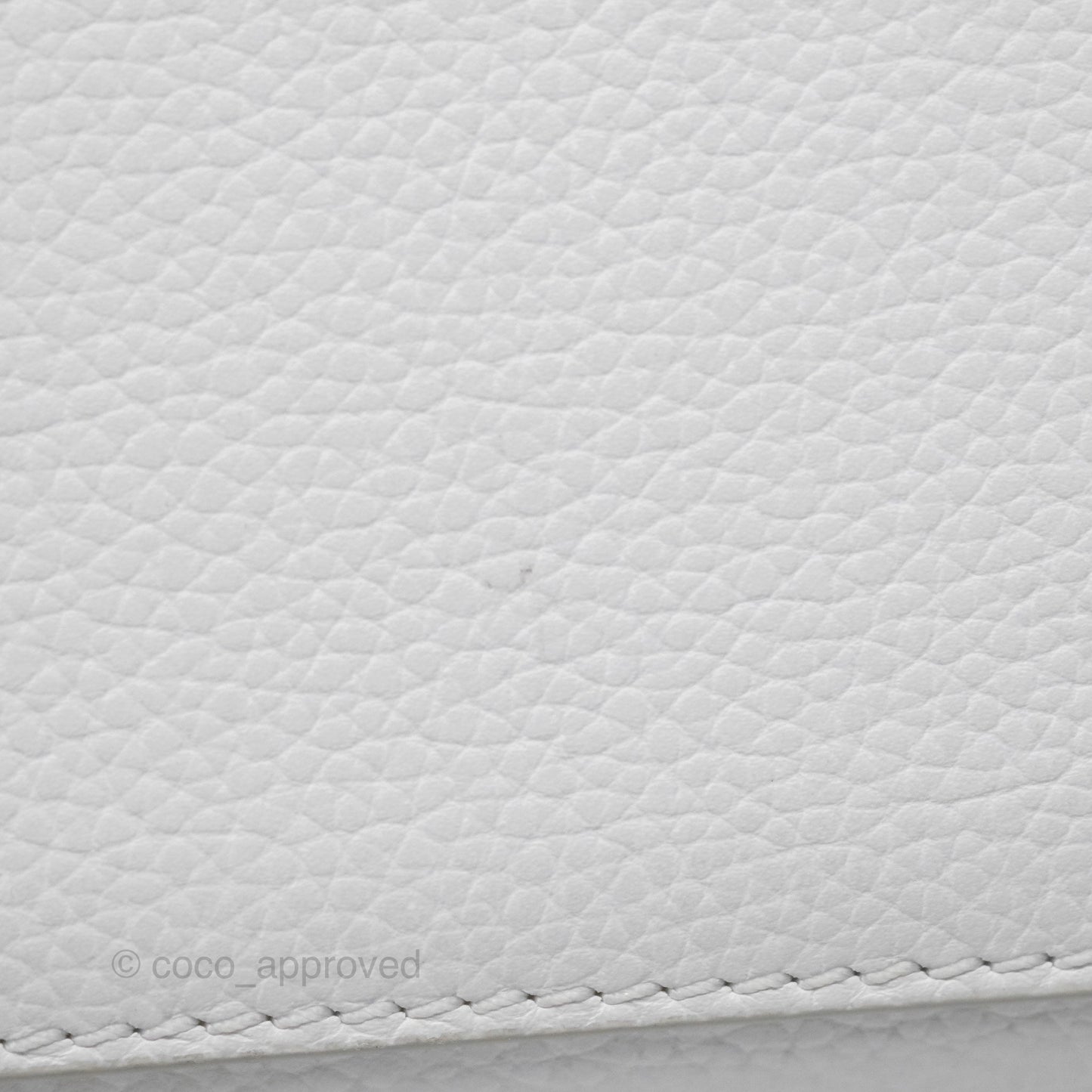 Chanel Mini Neo Executive Shopper Tote White Grained Calfskin Silver Hardware