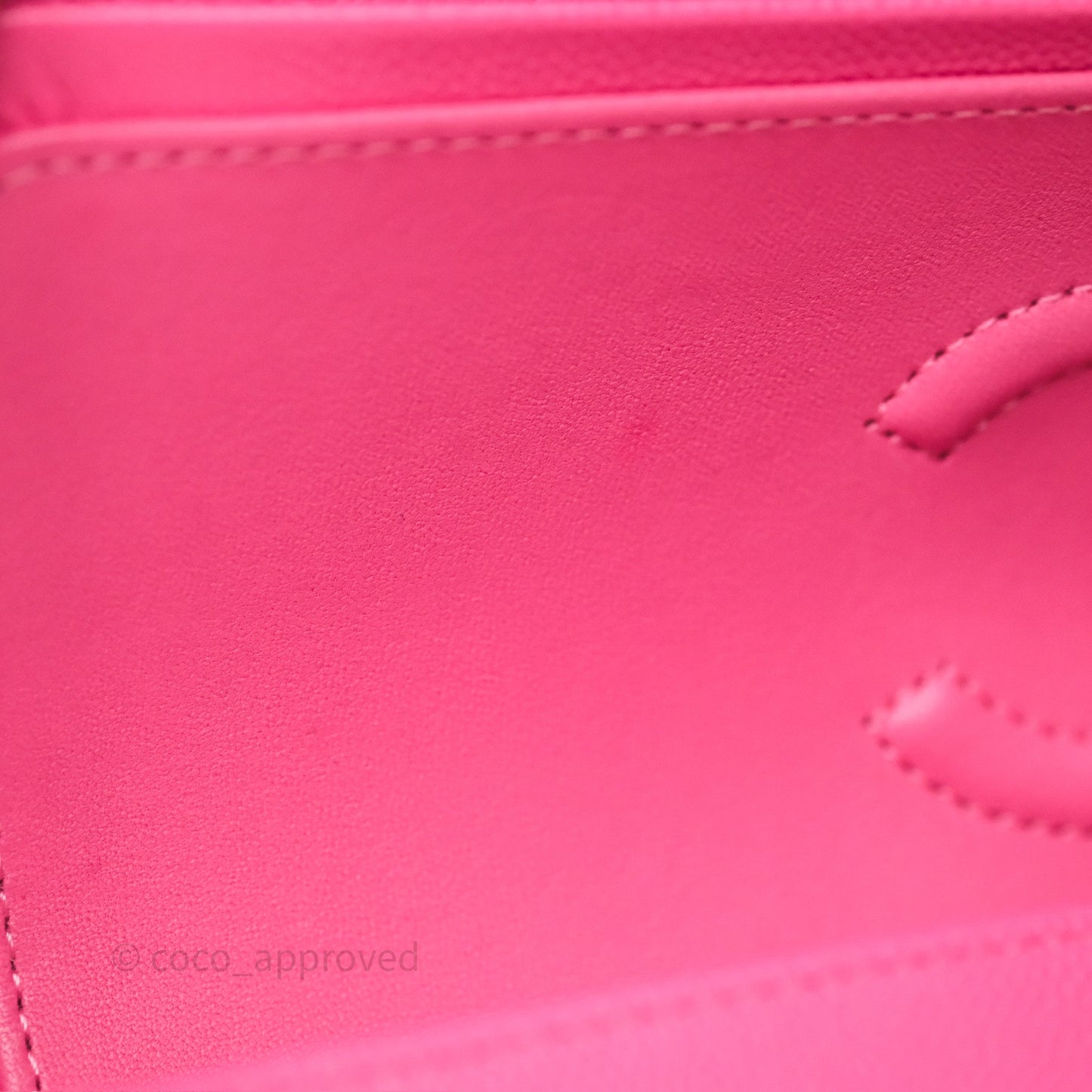Chanel Small Classic Flap Quilted Hot Pink Caviar Gold Hardware