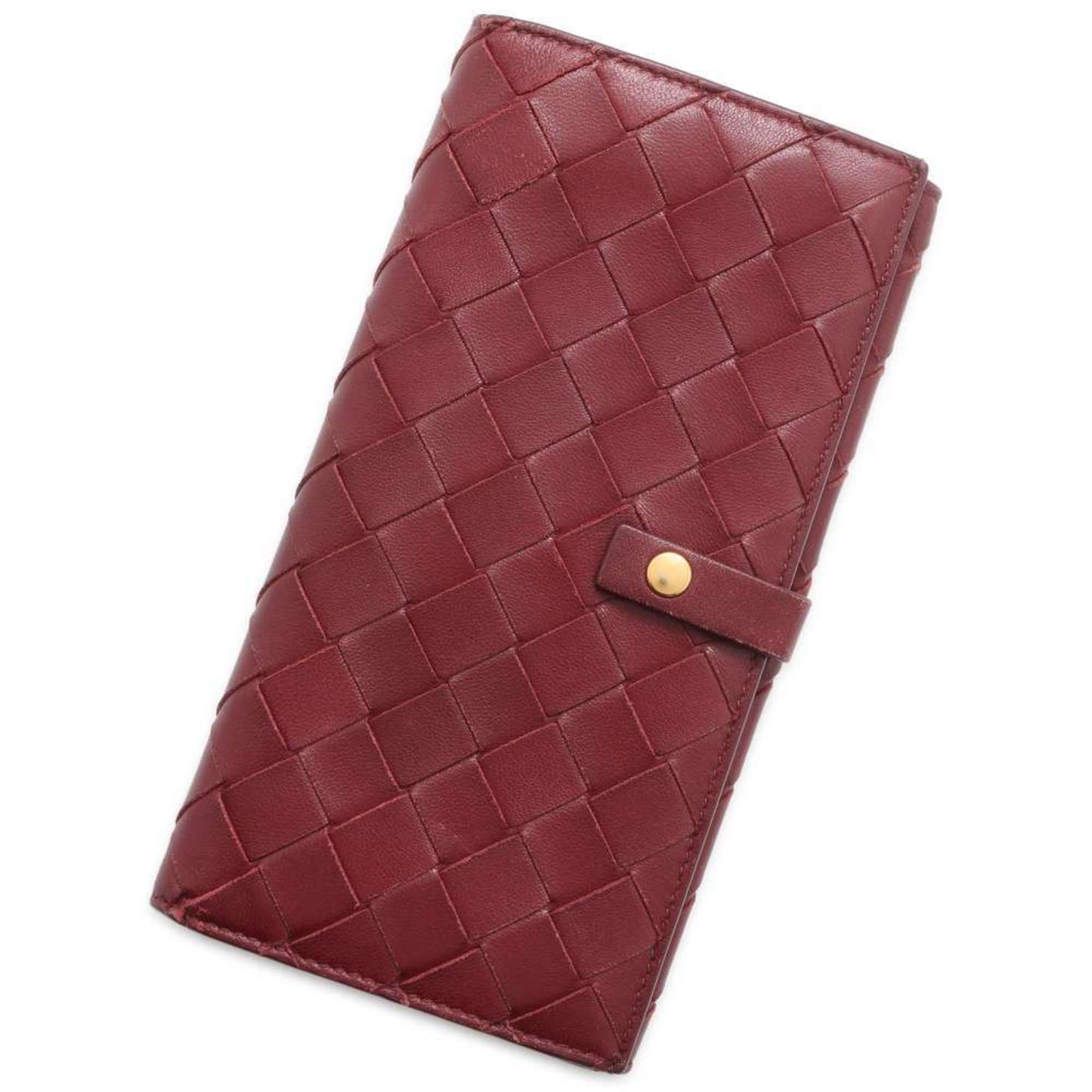 Luxury Bottega Veneta  Leather Long Bill Wallet (Bi-Fold) ()