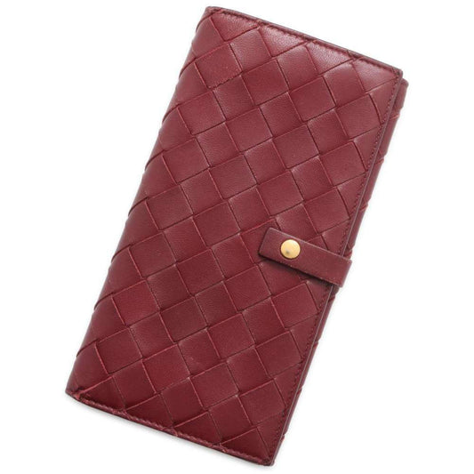 Luxury Bottega Veneta  Leather Long Bill Wallet (Bi-Fold) ()