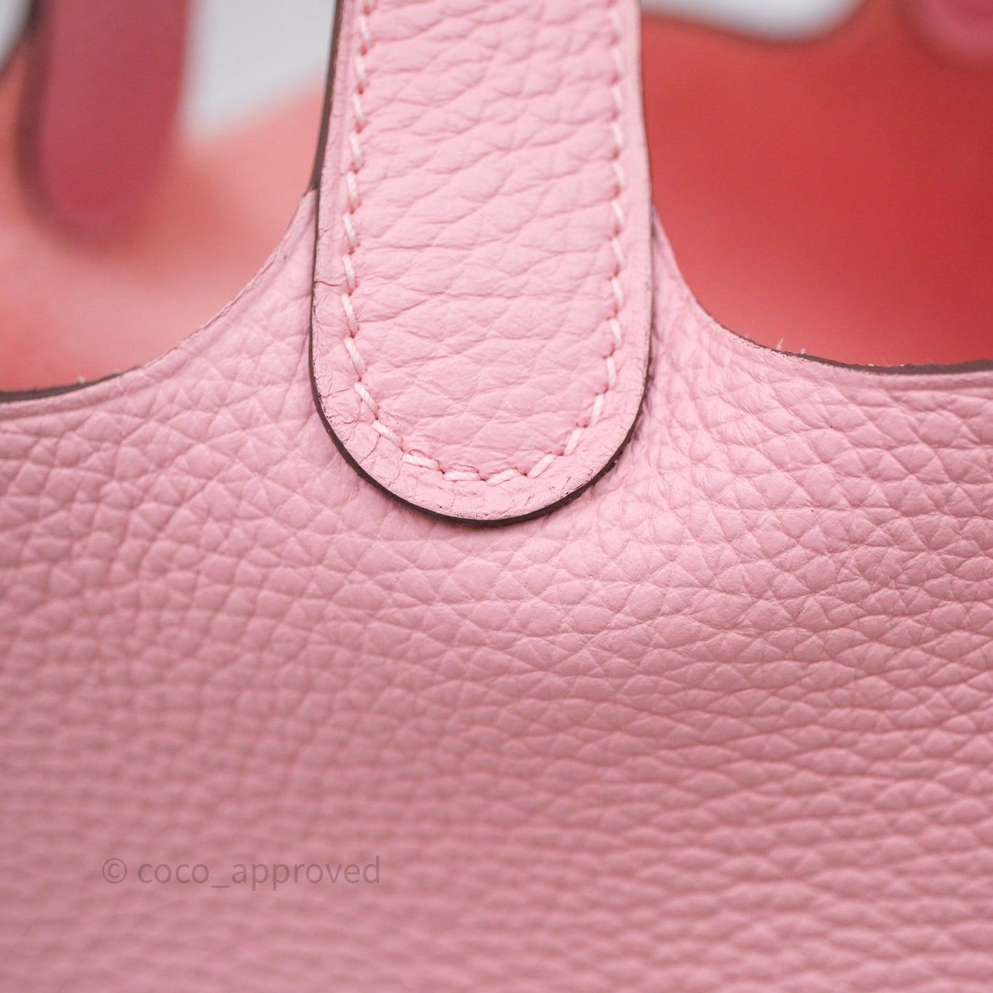 Hermès Picotin 18 Rose Sakura 3Q Clemence Palladium Hardware