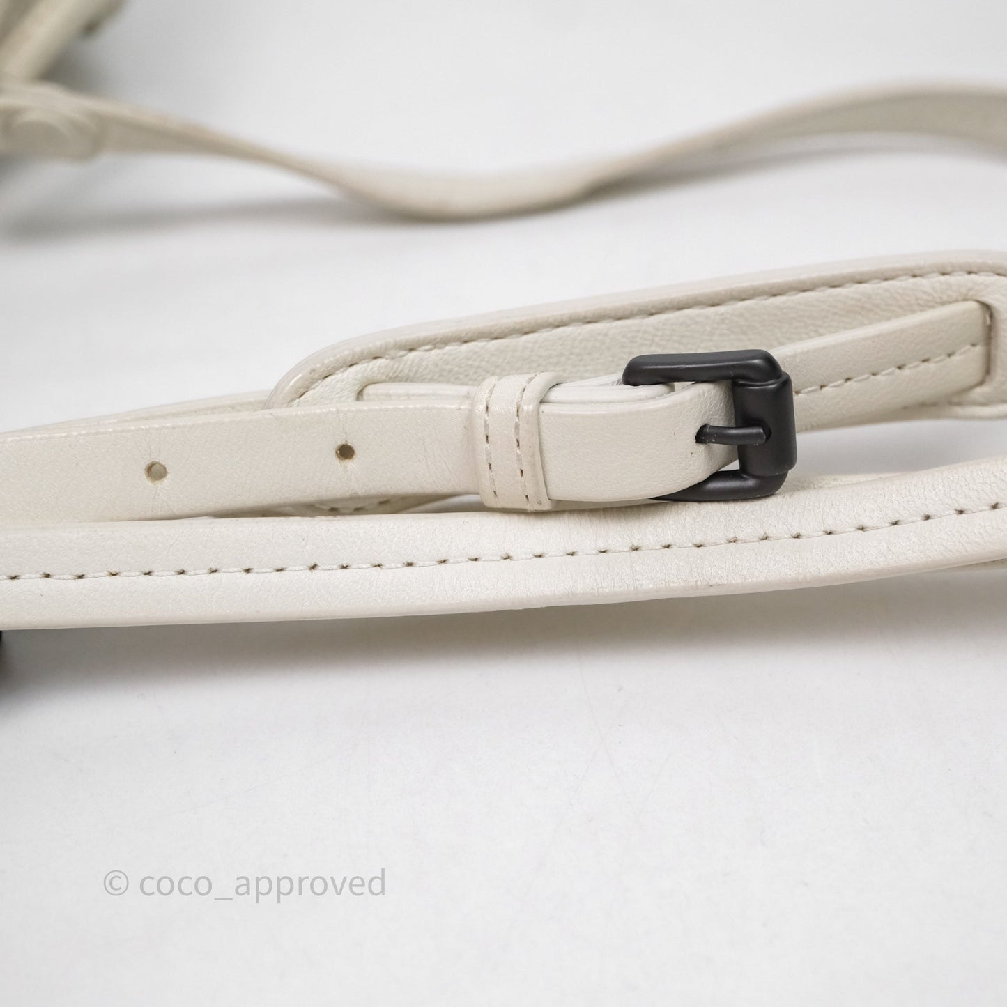 Bottega Veneta Nodini Crossbody Bag White Nappa Intrecciato