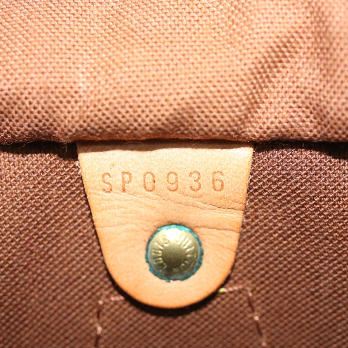 LOUIS VUITTON Monogram Speedy 30 Hand Bag M41526 LV 67831