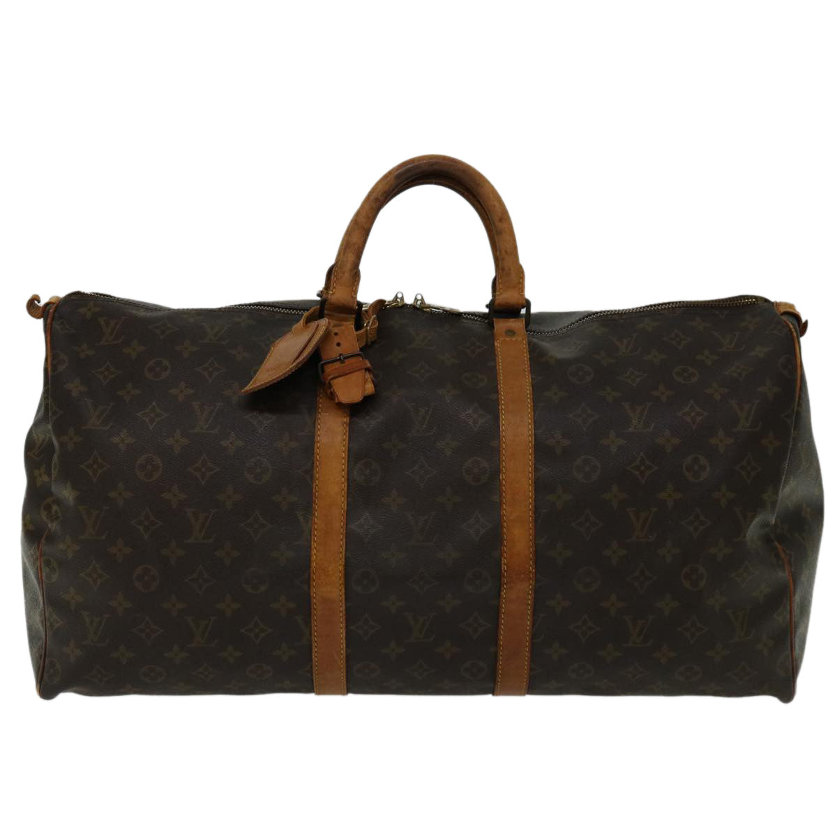 LOUIS VUITTON Monogram Keepall 55 Boston Bag M41424 LV 67843