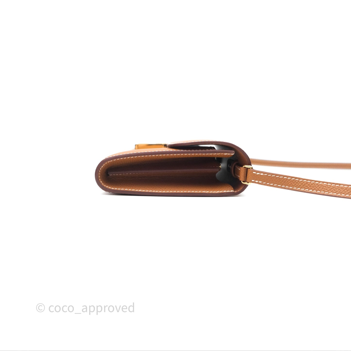 Hermès Constance Long To Go Wallet Gold Epsom Gold Hardware