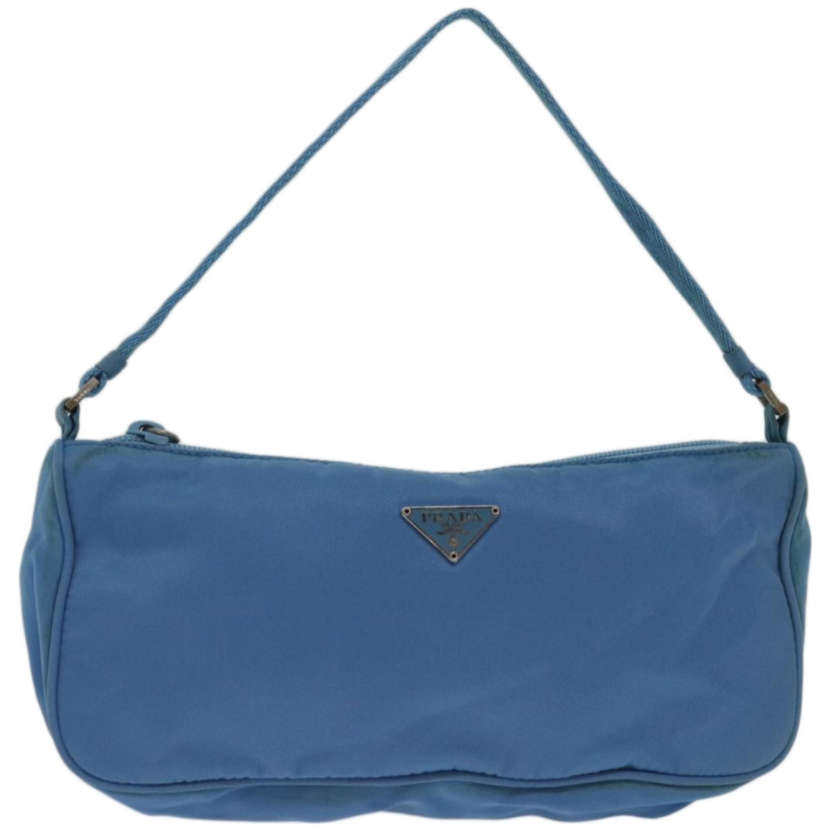 Luxury PradaAccessory Pouch Nylon Light Blue 67877