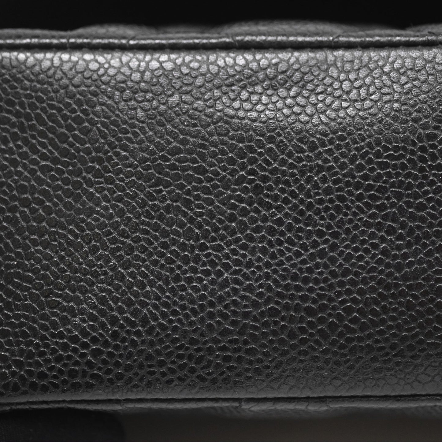 Chanel Small Vintage Quilted Classic Diana Flap Bag Black Caviar 24K Gold Hardware