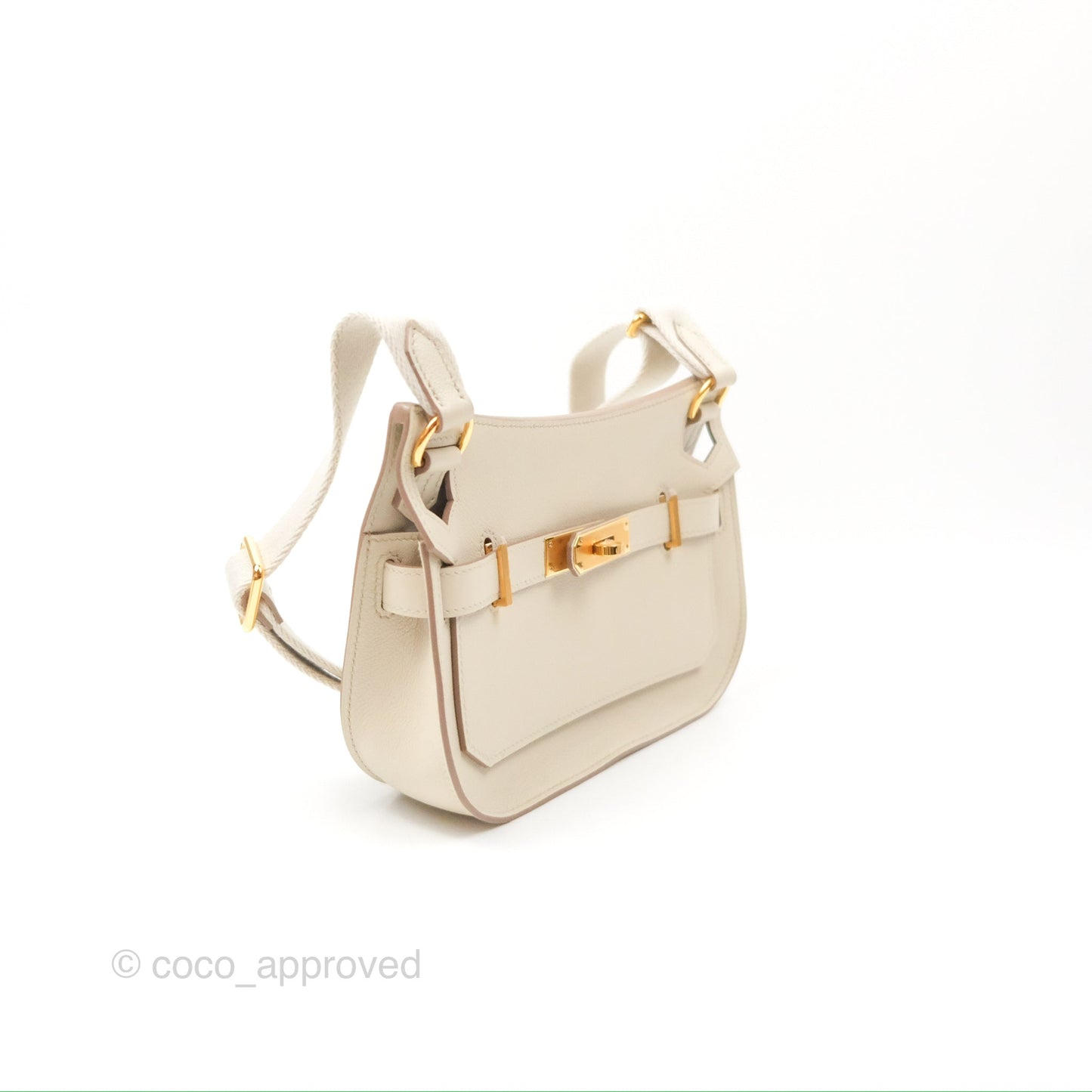 Hermès Mini Jypsiere Beton Evercolor Gold Hardware