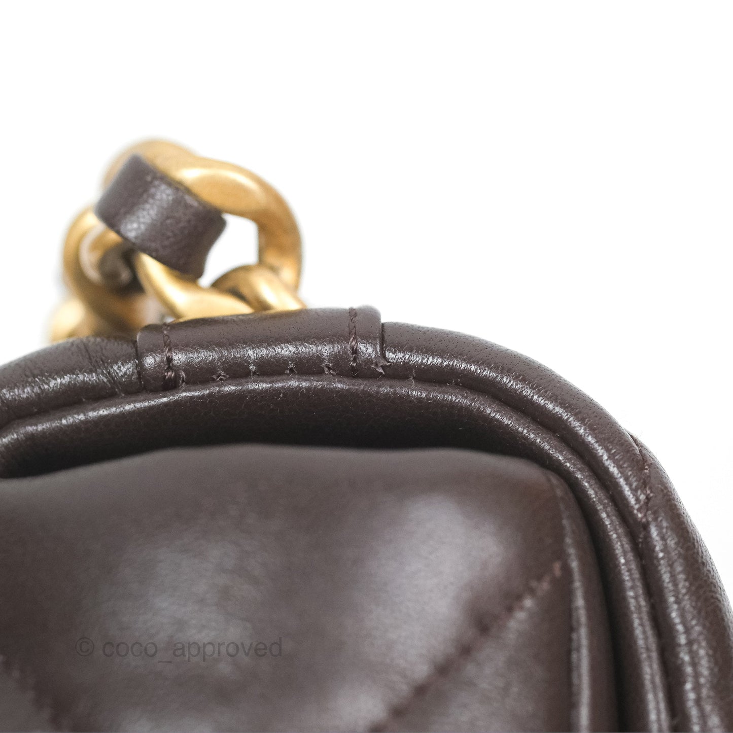 Chanel 19 Small Dark Brown Mixed Hardware