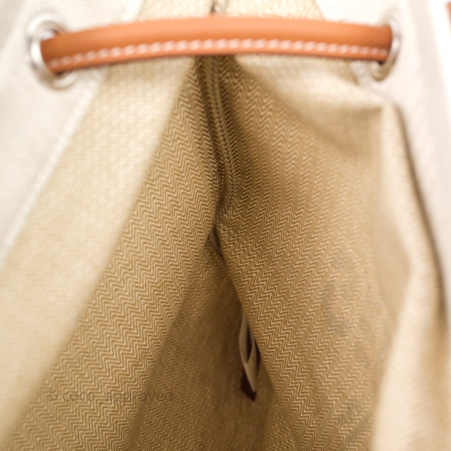 Hermès Aline Canvas Tote Bag