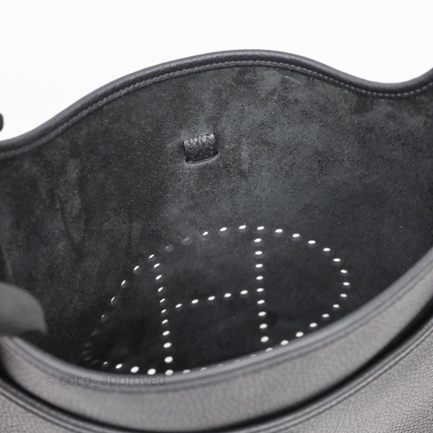 Hermes Evelyne III 29 Black Clemence Palladium Hardware