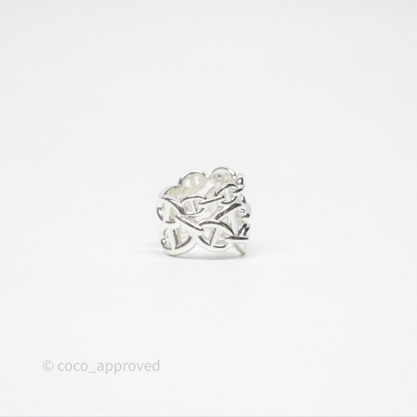Hermès Chaine d'ancre Enchainee Ring Size 52