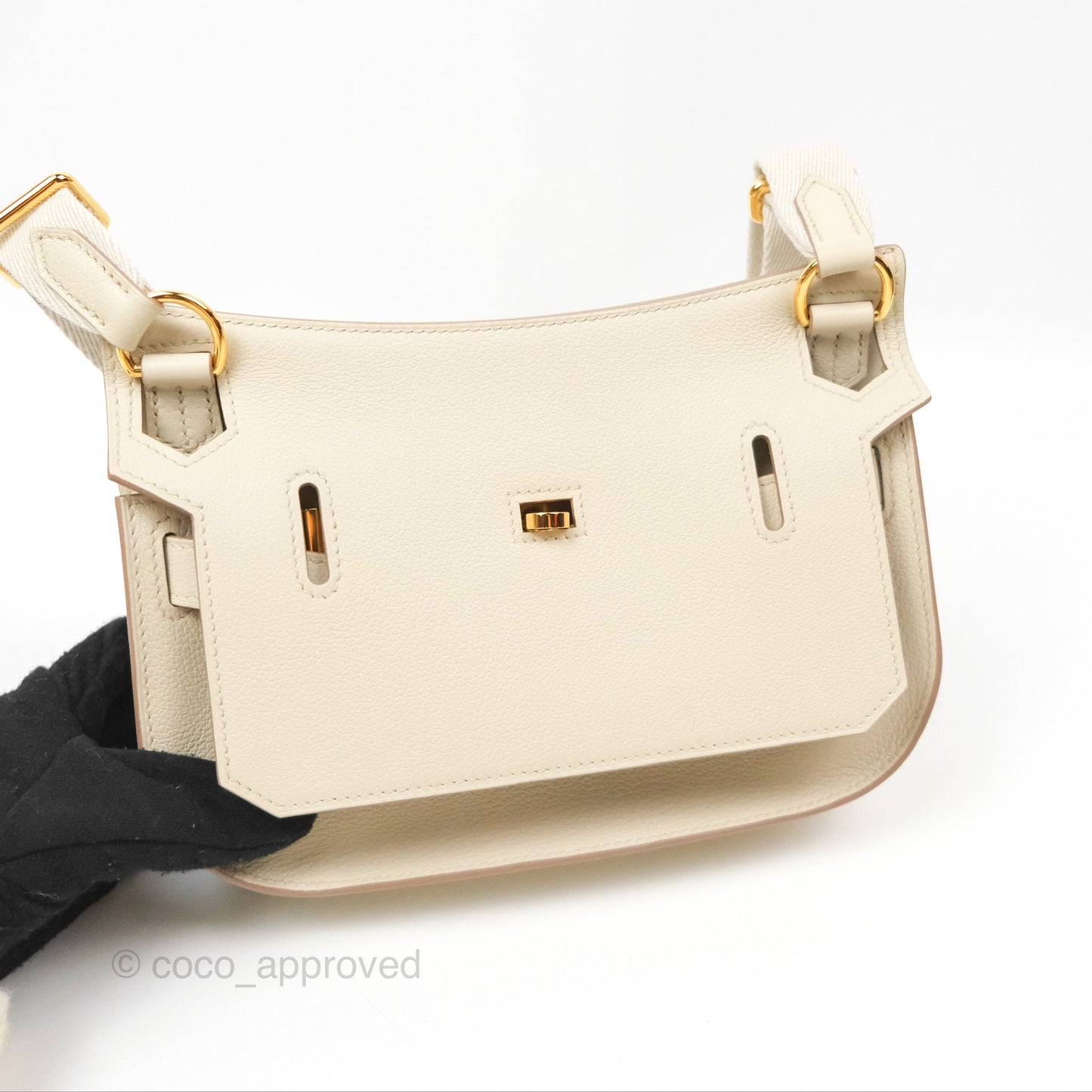 Hermès Mini Jypsiere Beton Evercolor Gold Hardware