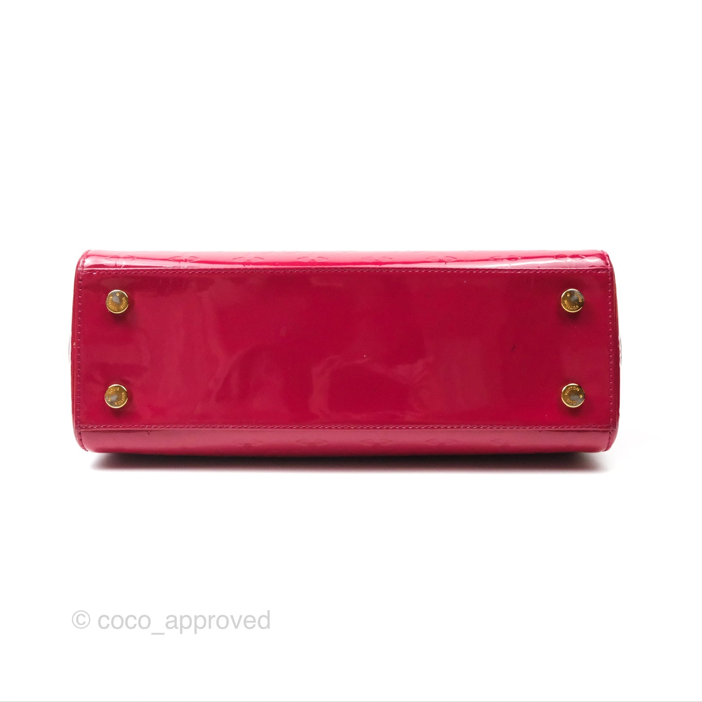 Louis Vuitton Brea MM Red Vernis Patent Monogram