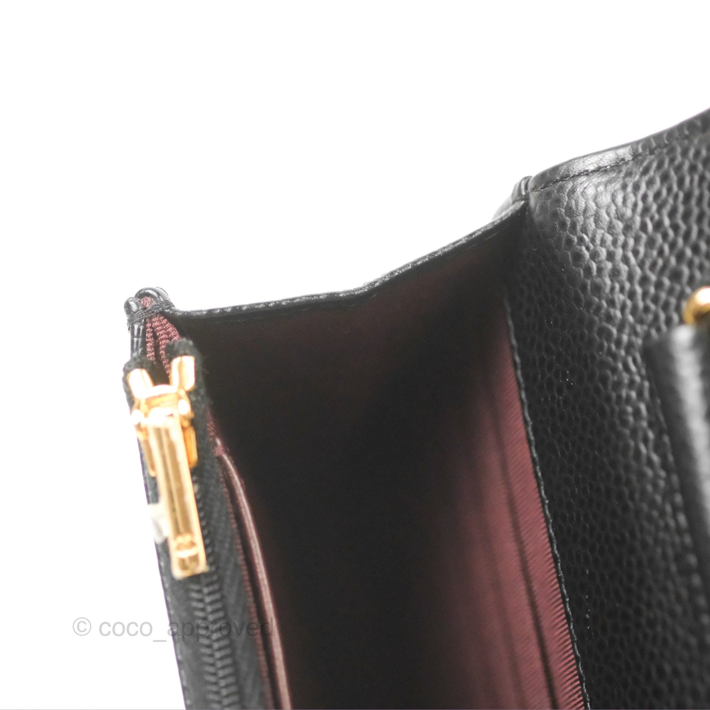 Chanel Classic Quilted WOC Black Caviar Gold Hardware