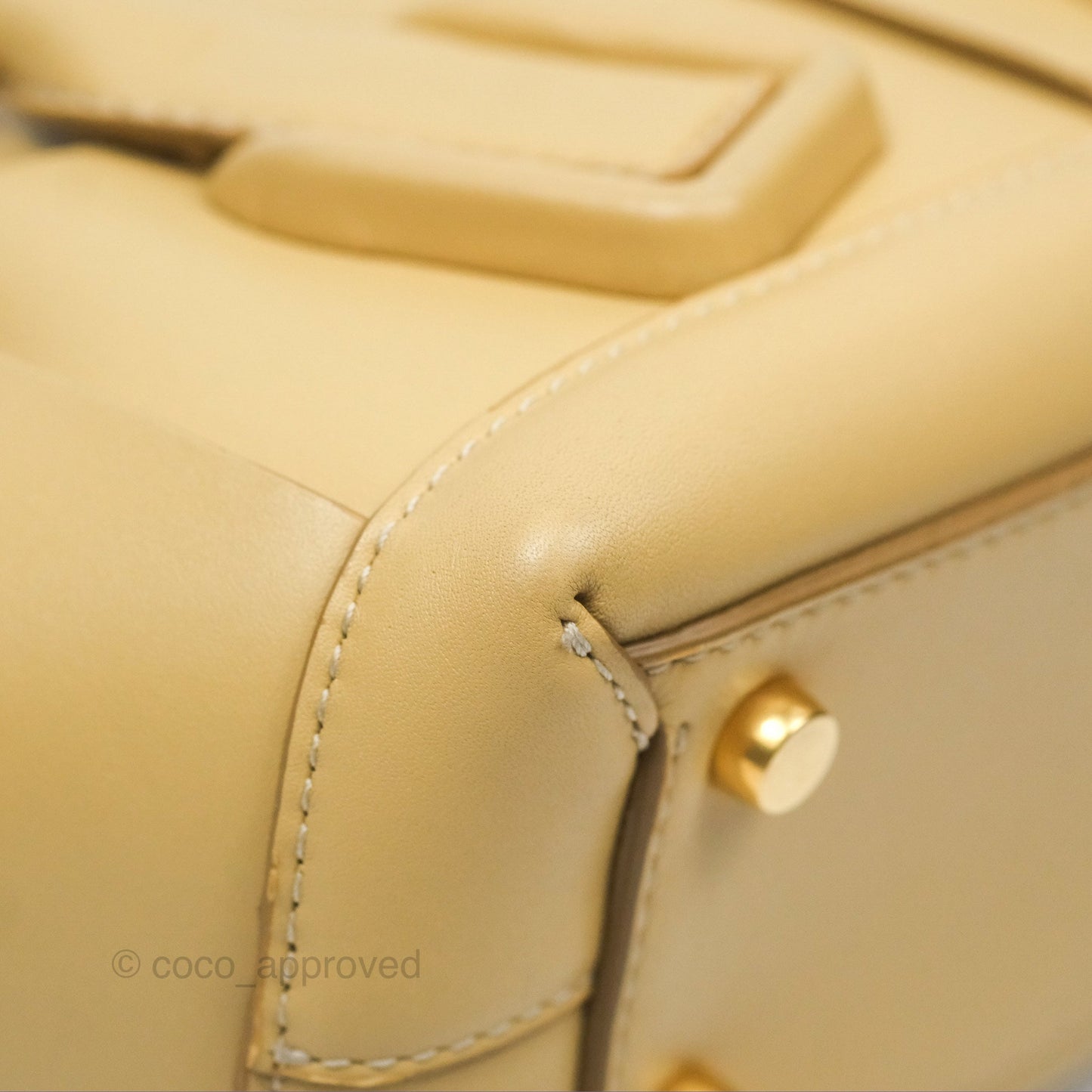Bottega Veneta Arco Mini Intrecciato Textured-leather Tote Yellow