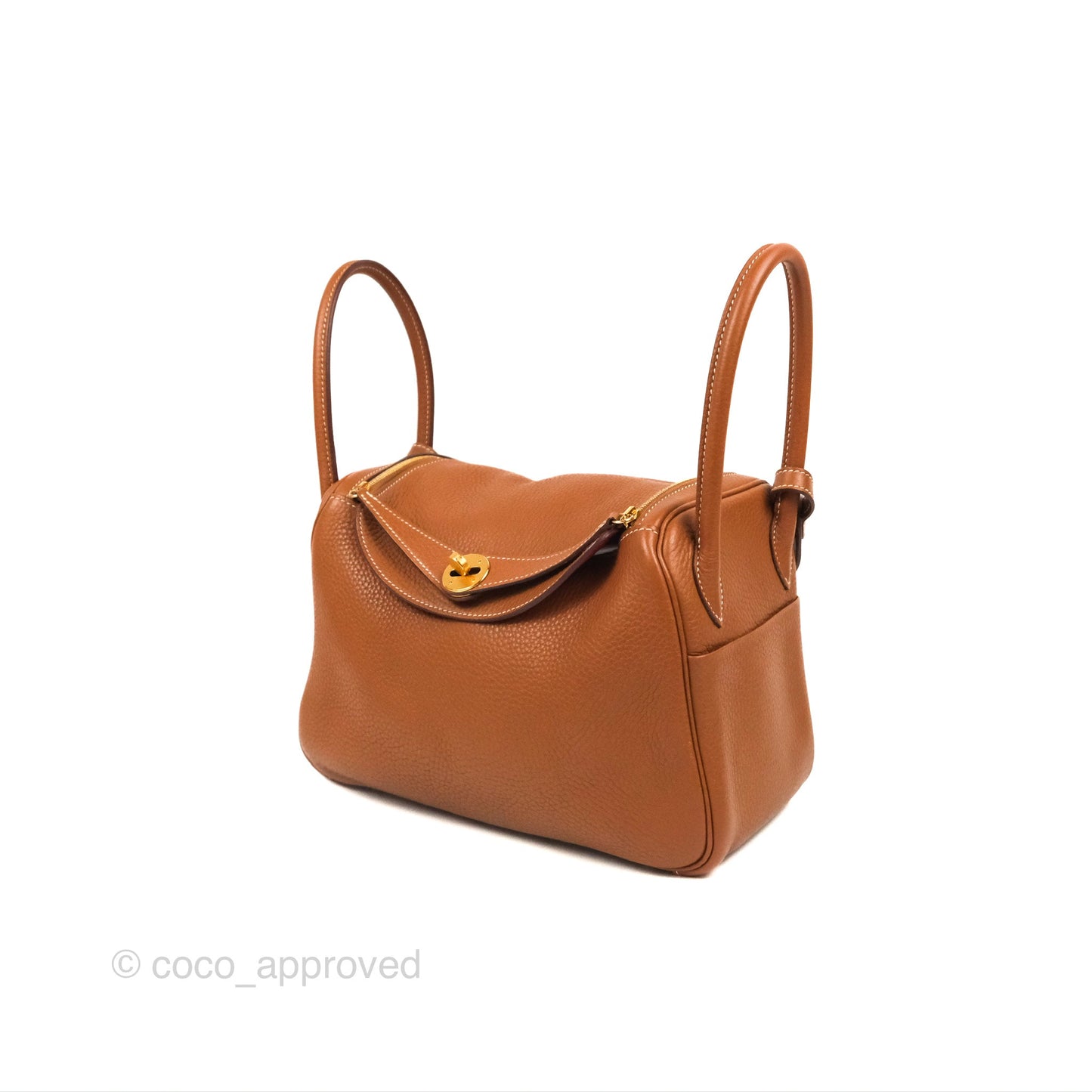 Hermès Lindy 26 Gold Taurillon Clemence Gold Hardware