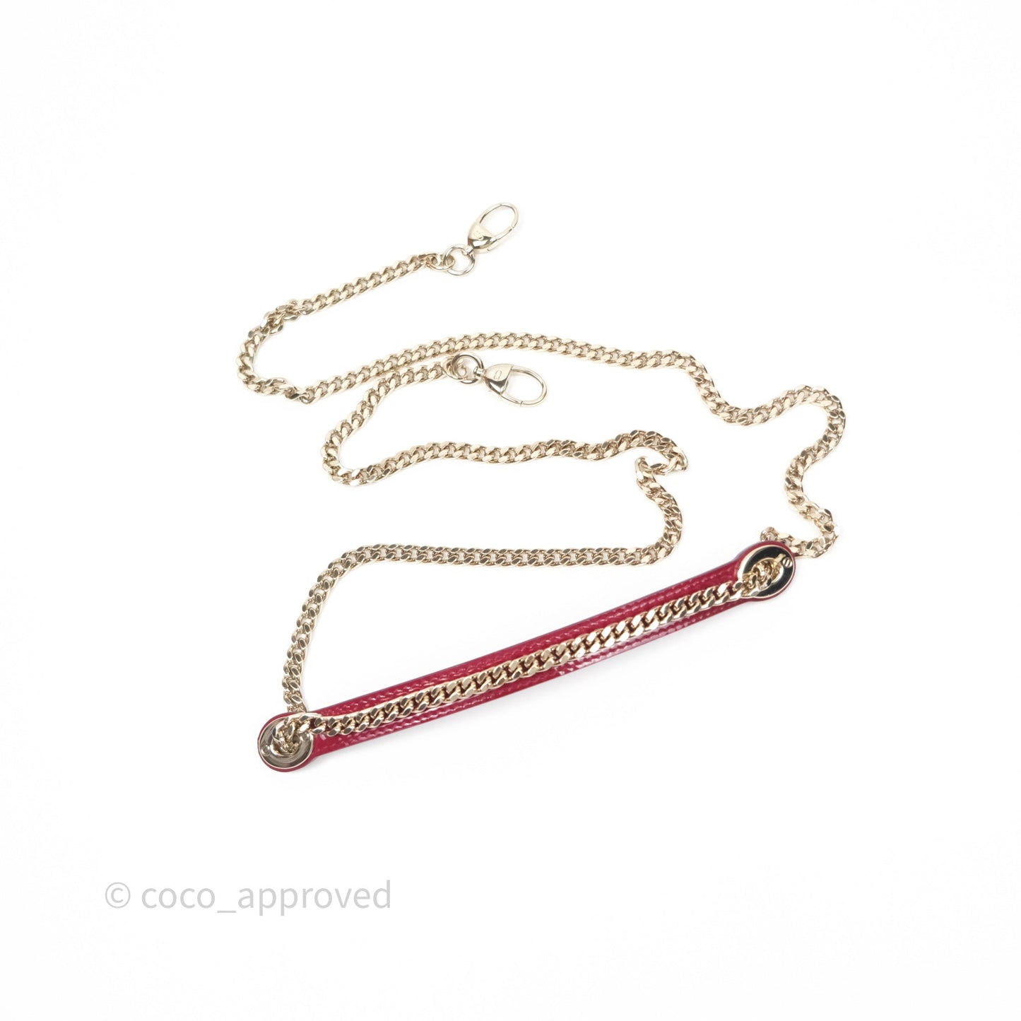 Christian Dior Mini Lady Dior Red Patent Cannage Gold Hardware