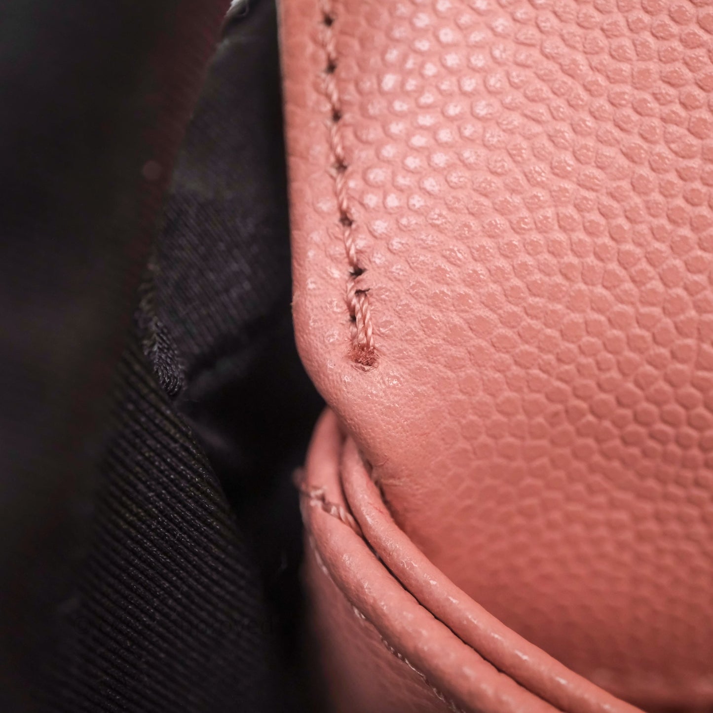Chanel Small Coco Handle Quilted Pink Caviar Gold Hardware