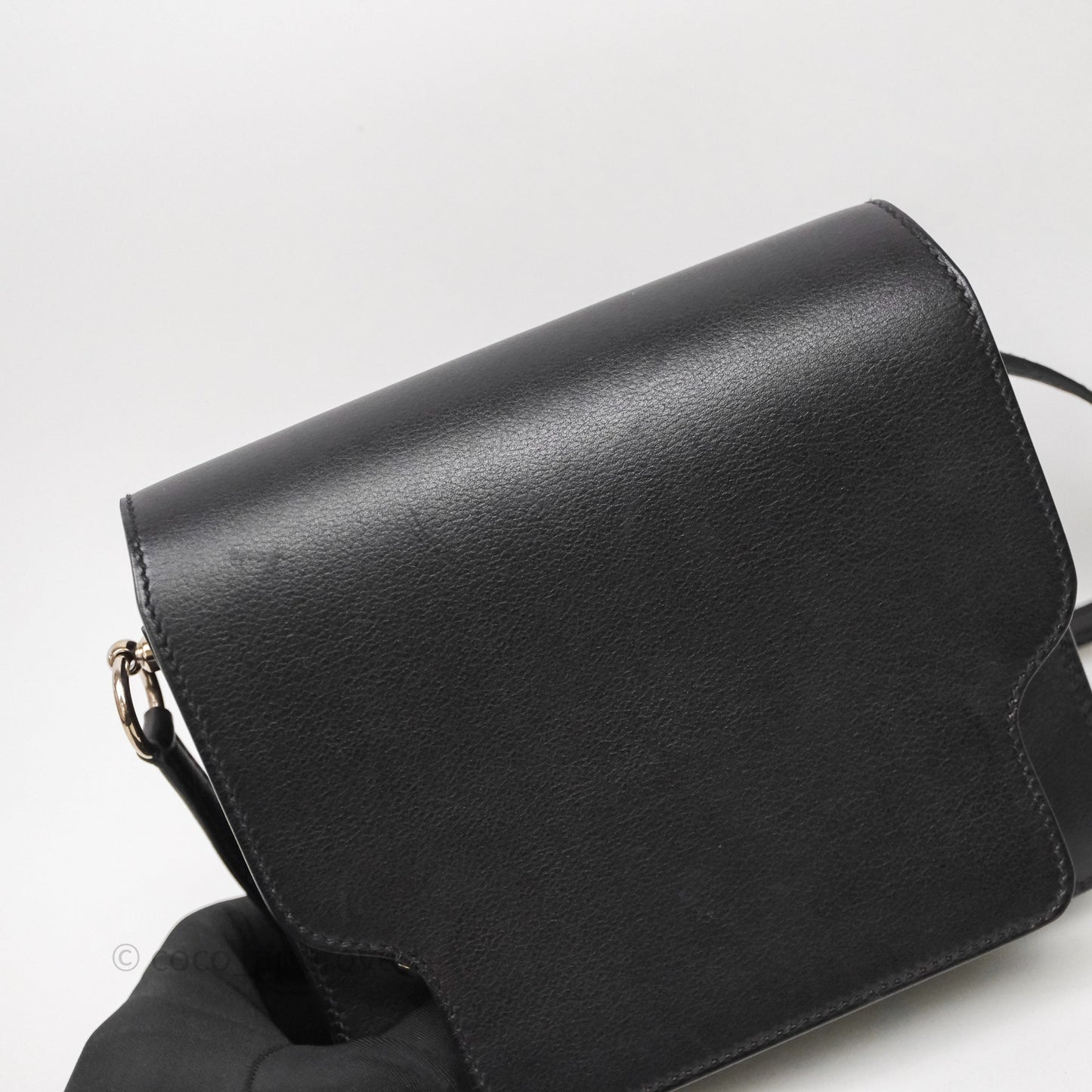 Hermès Roulis Mini 18 Black Noir 89 Palladium Hardware