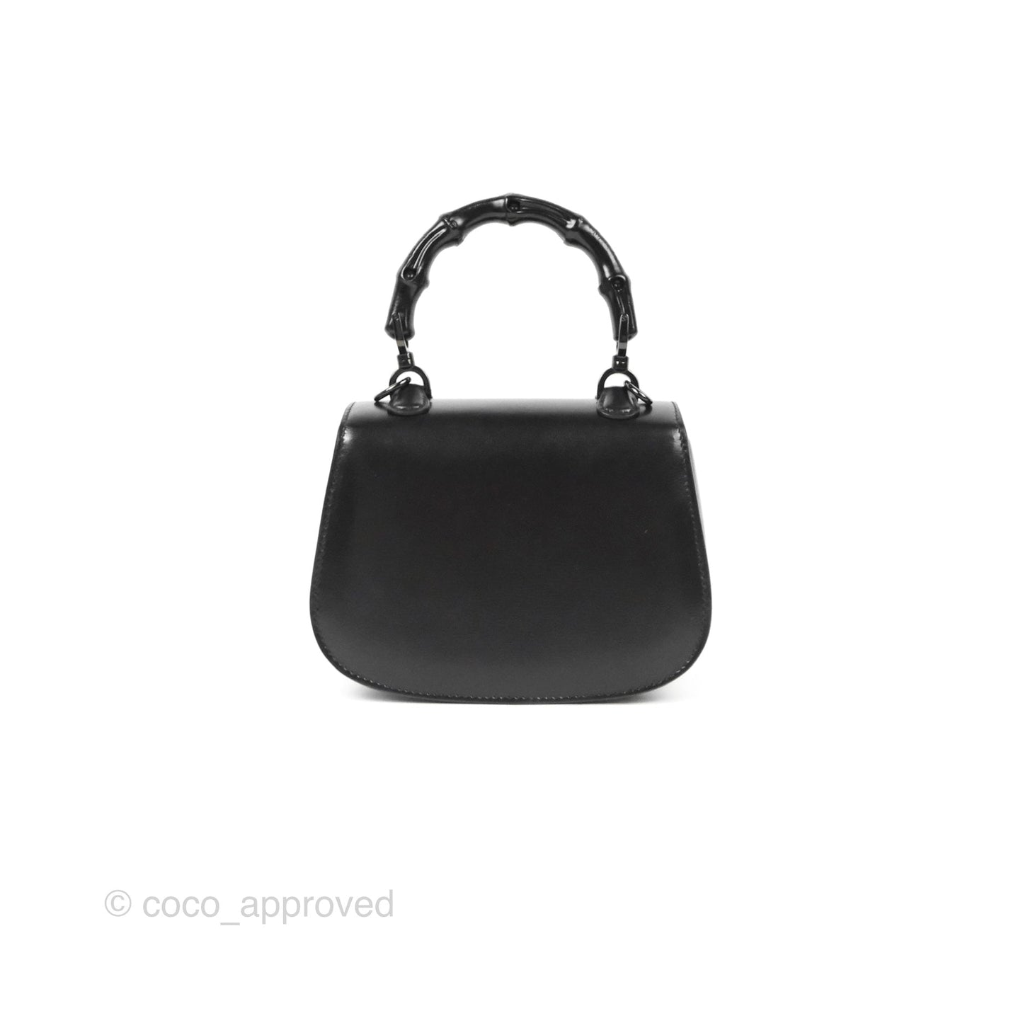 Gucci Bamboo 1947 Mini Top Handle Bag Black