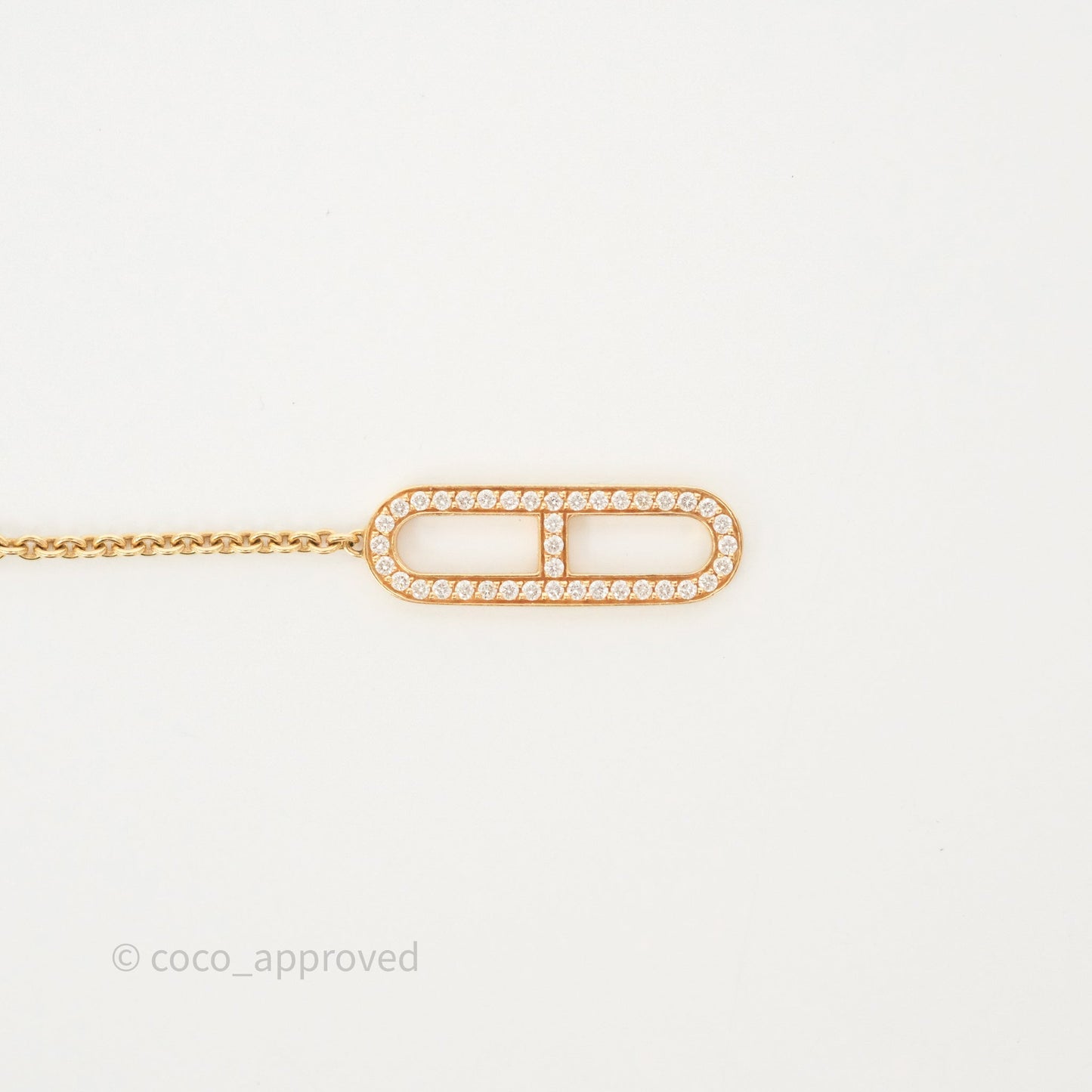 Hermès Ever Chaine d'Ancre Bracelet Diamonds Rose Gold
