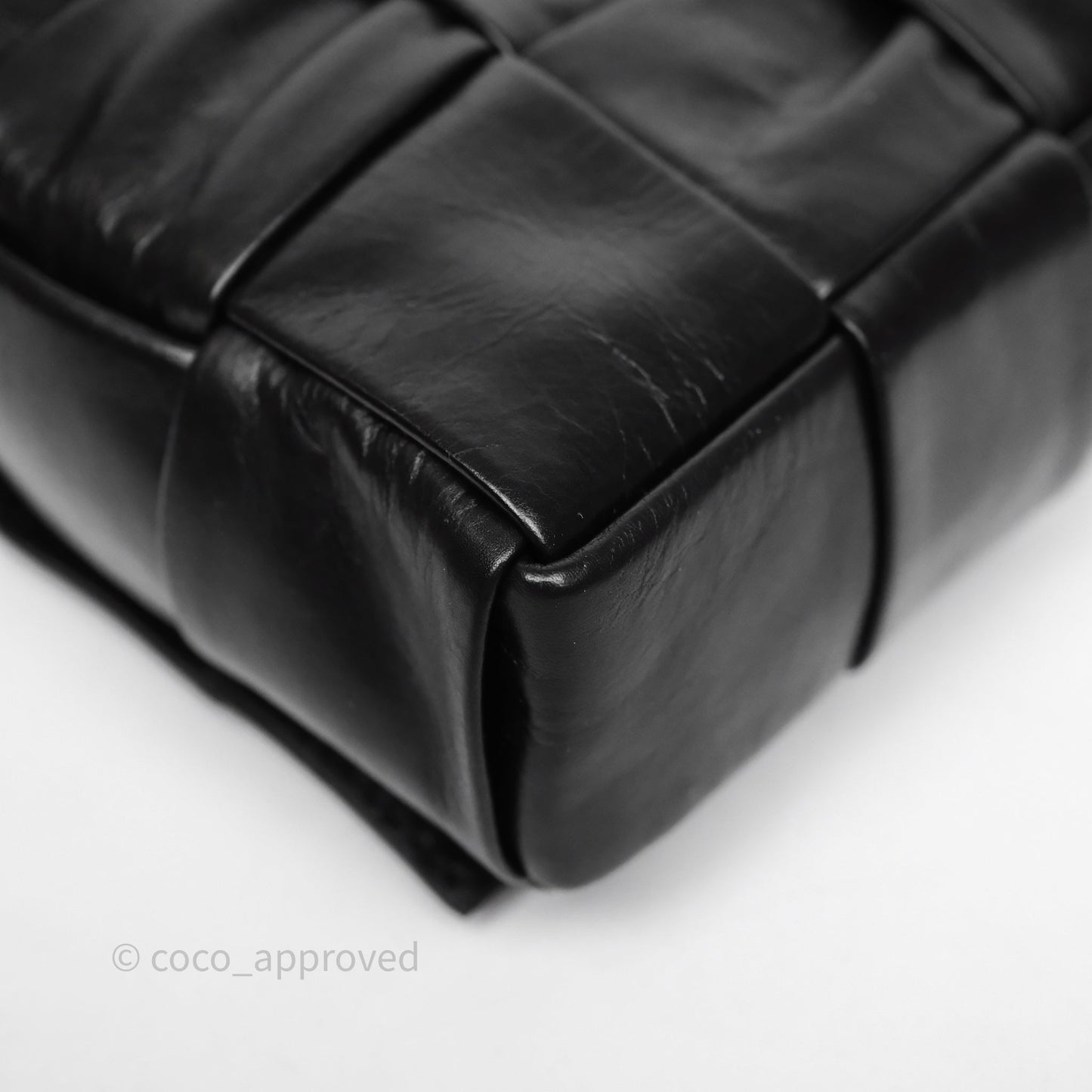 Bottega Veneta Cassette Stretch Belt Bag Maxi Black Intrecciato Leather