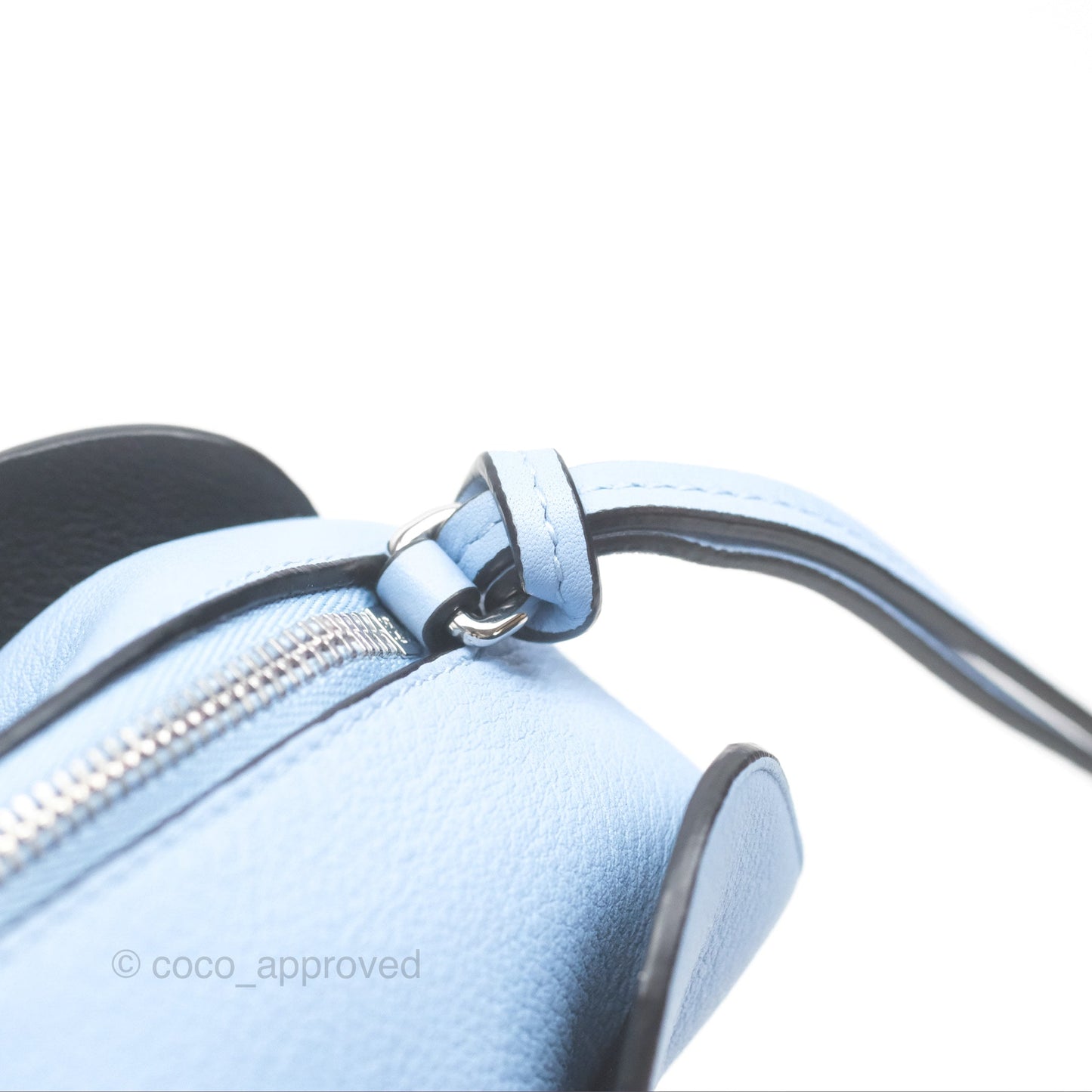 Loewe Elephant Bag In Classic Calfskin Blue