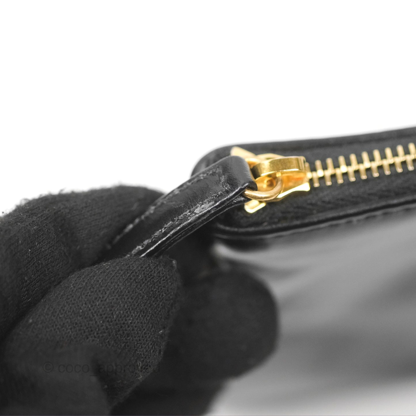 Chanel 22 Small Black Aged Calfskin Aged Gold Hardware
