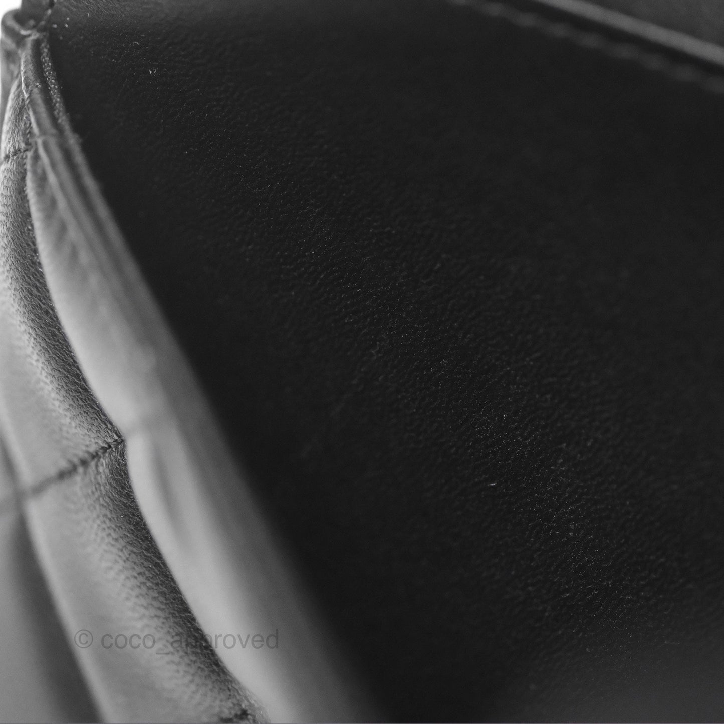 Chanel Quilted Classic Wallet on Chain WOC Black Lambskin Gold Hardware
