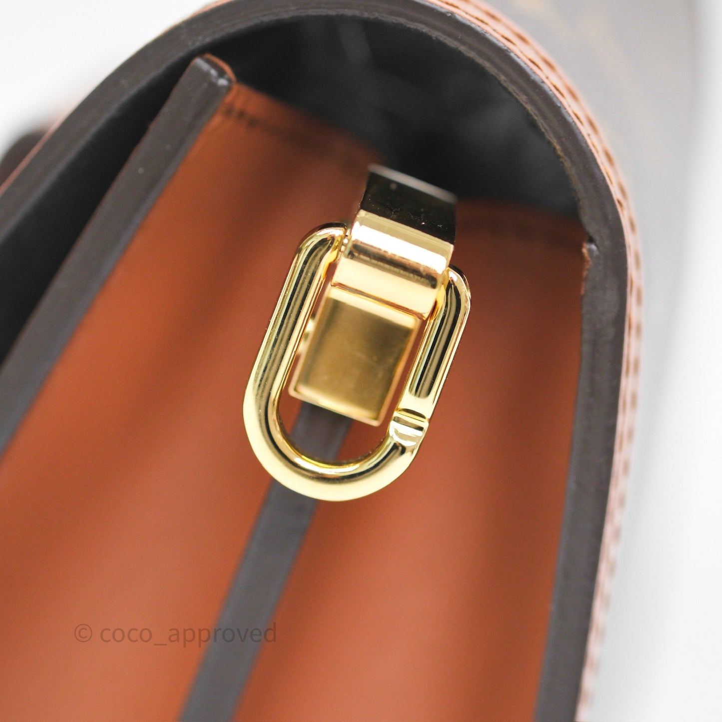 Louis Vuitton Mini Dauphine Monogram Tan Calfskin