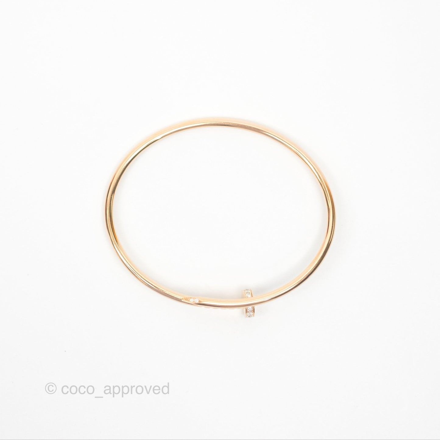 Cartier Juste Un Clou Bracelet Rose Gold Diamond