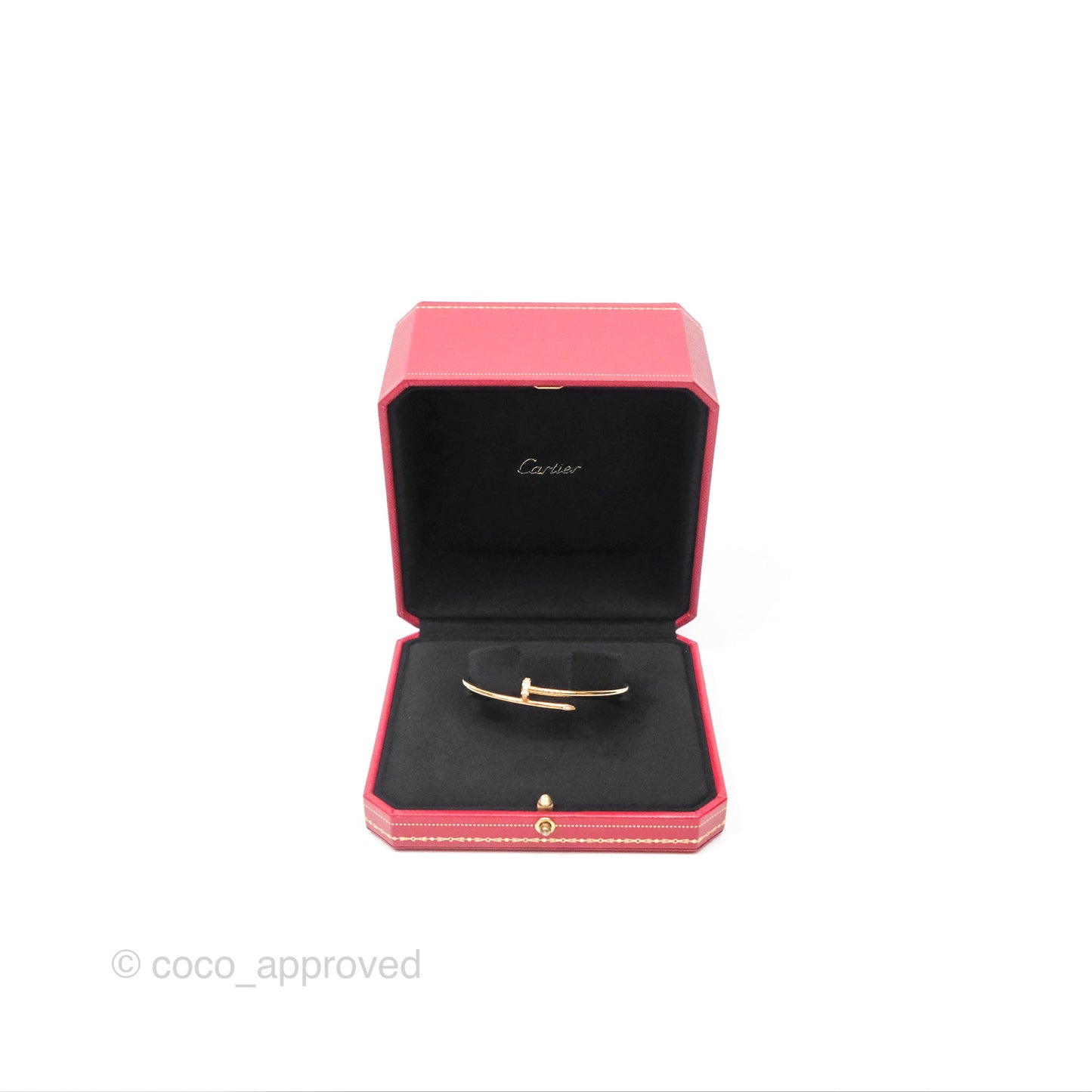 Cartier Small Juste Un Clou Bracelet 18K Yellow Gold Diamond