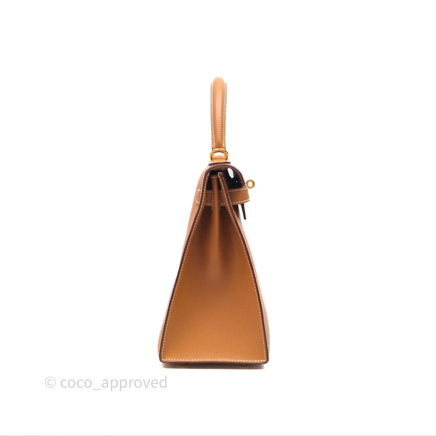 Hermès Kelly II 28 Sellier Gold 37 Chamonix Leather Gold Hardware