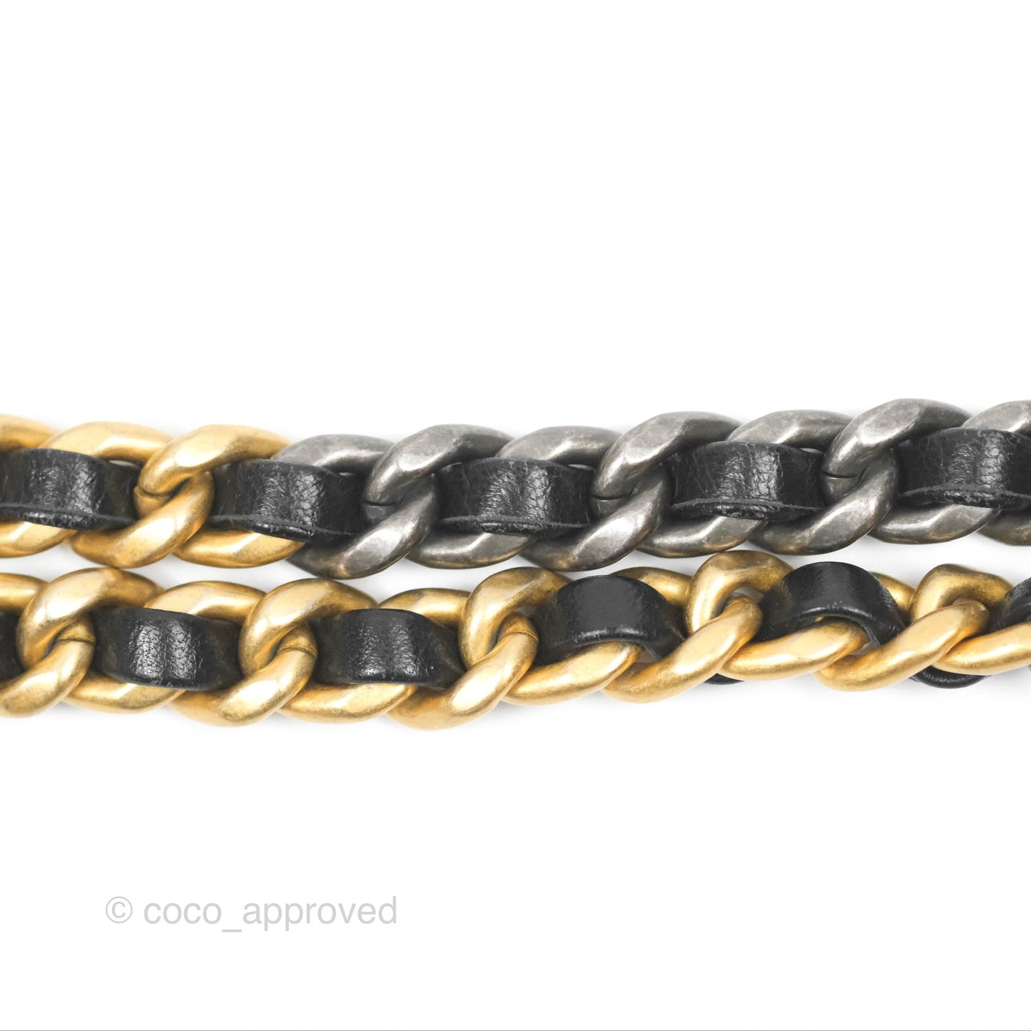 Chanel 19 Small Grid Black Beige Tweed Mixed Hardware